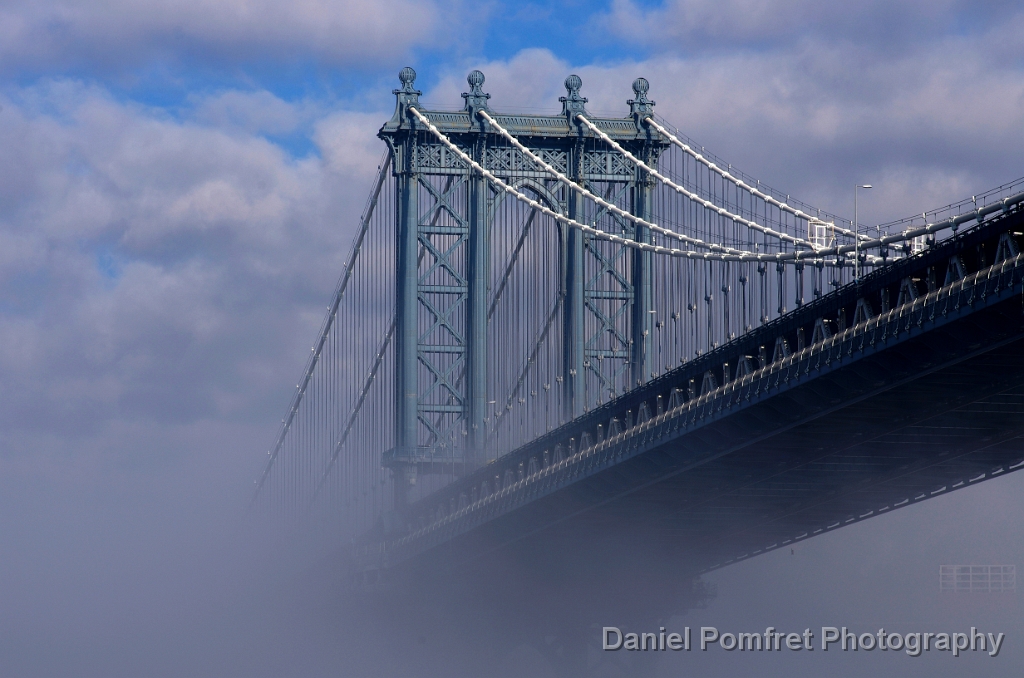 Manhattan Bridge, New York City,Fog_NYC2464