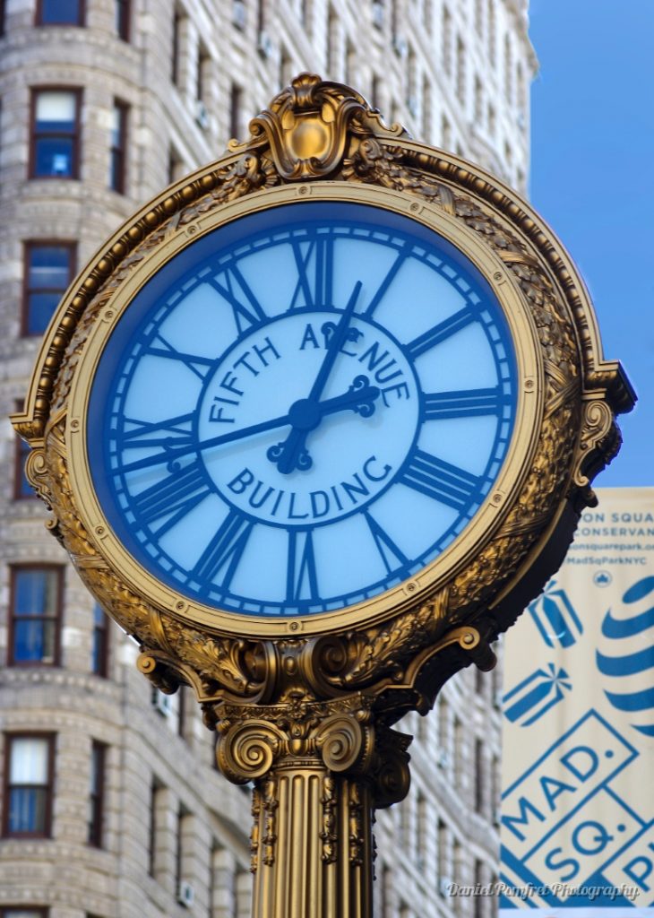 Clock on Fifth Avenue, New York, Manhattan NY14654 Daniel Pomfret