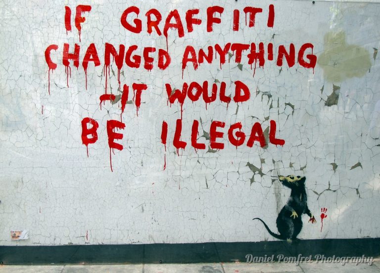 Banksy, Rat, Street Art, Clipstone Street, London 3317 Daniel Pomfret