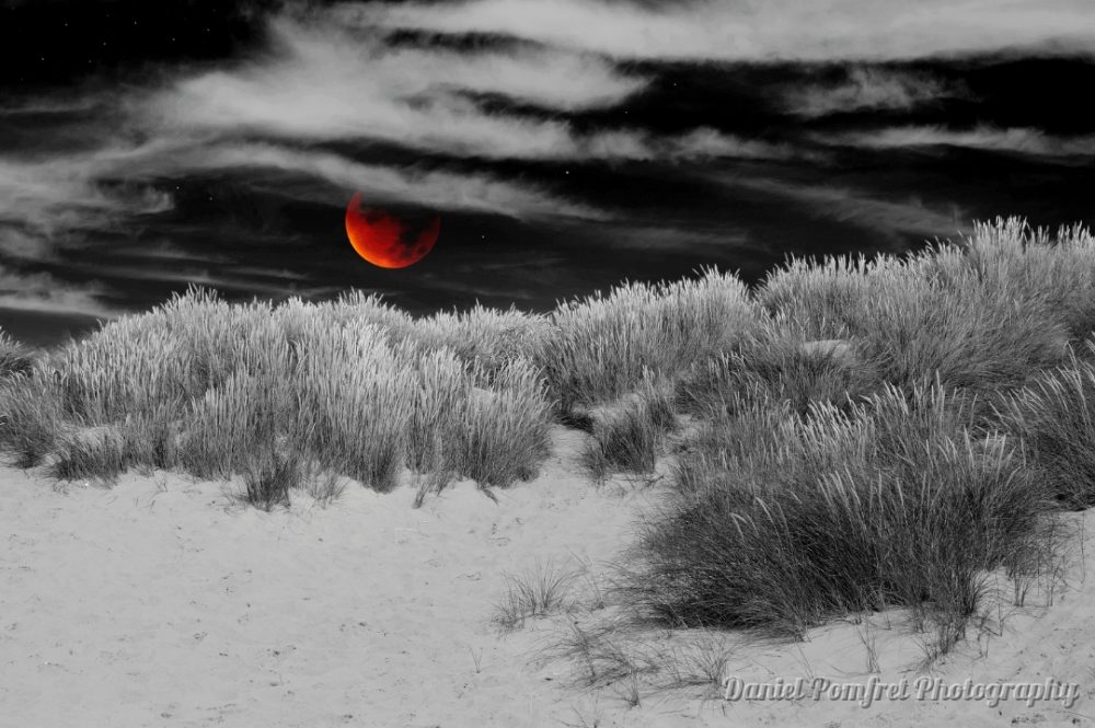 Supermoon, Lunar, Eclipse, Full Moon, Dunes