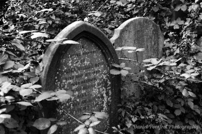Cross Headstone, Parish Church, St John, Hampstead, London, B&W, 2014801