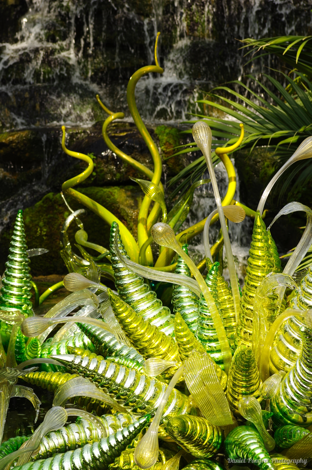 Dale Chihuly, Sculptures, Chartreuse Hornet Polyvitro, Kew Gardens, London_15301