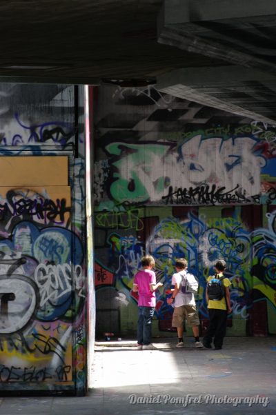 Boys, Street Art, Graffiti, London, South Bank, London 015