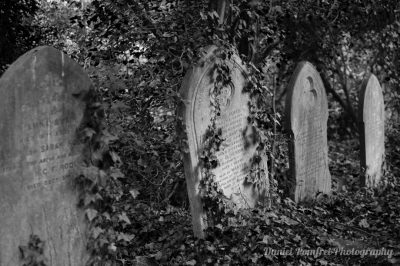 Headstone, Gravestone, Nunhead Cemetery, London B&W, 2015092
