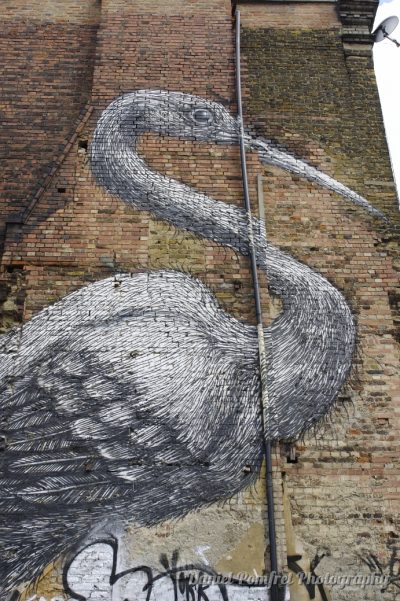 Roa Crane, Hanbury Street, London, Street Art