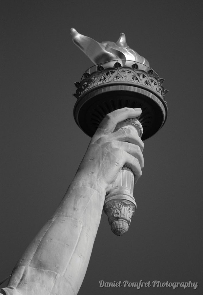 Statue of liberty torch, New York, 7322a