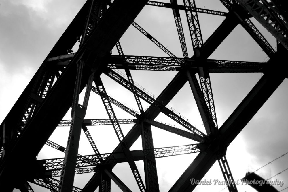 Sydney Habour Bridge, Australia, B&W 002