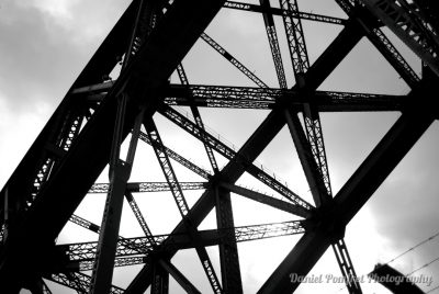 Sydney Habour Bridge, Australia, B&W 002