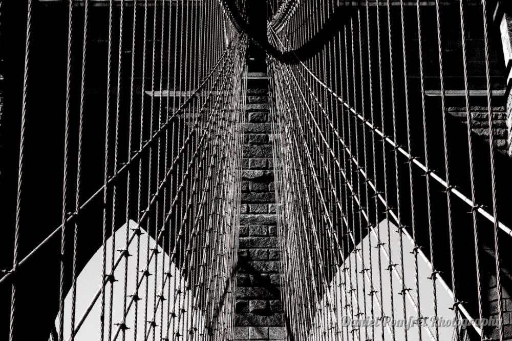 Brooklyn Bridge, New York, Manhattan, B&W, 2010037