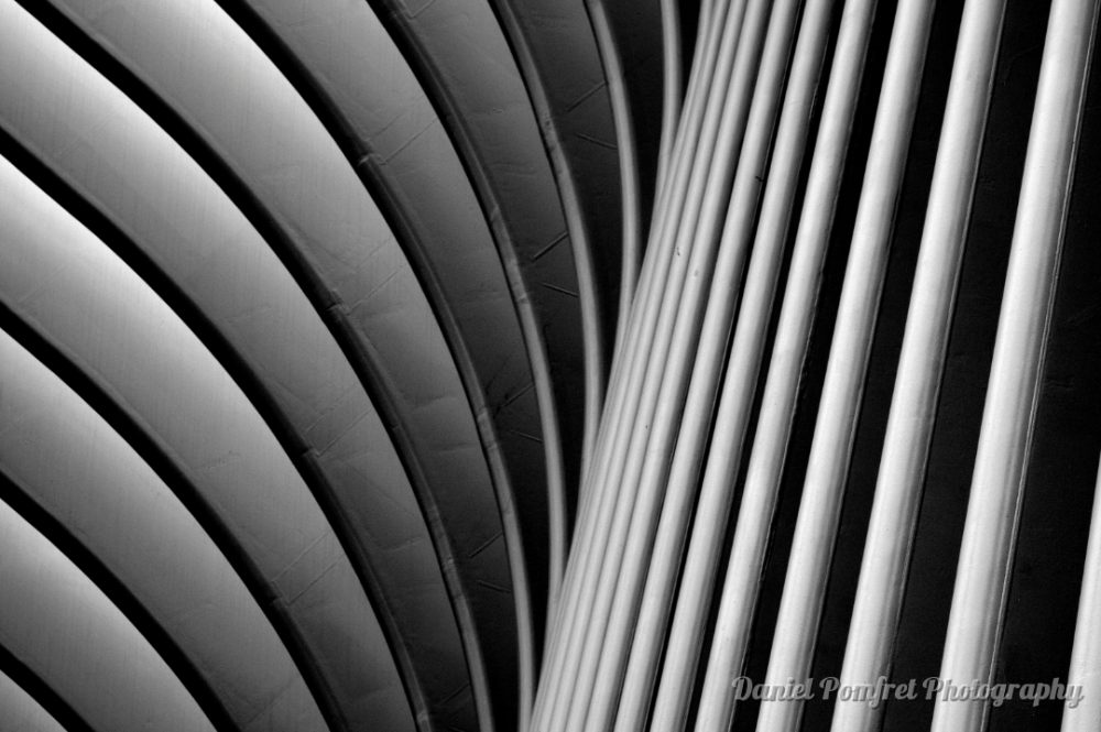 Westfield, World Trade Center, Mall, New York City, B&W, 2019554